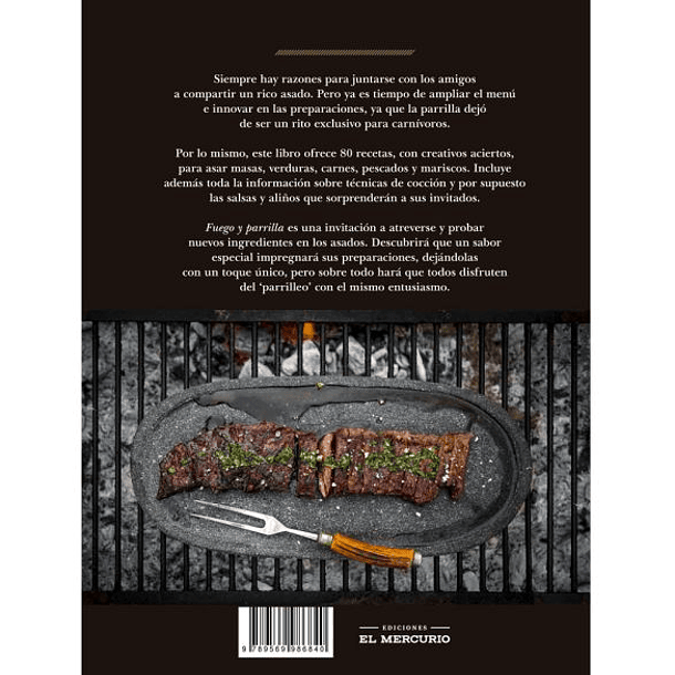 FUEGO & PARRILLA - VERGARA, ÁNGELES | TAPA RÚSTICA CON SOLAPA 2