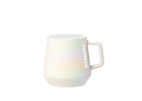 TAZA DE CERÁMICA EFECTO ARCOÍRIS LUSTER DE 14 OZ (414 ML)