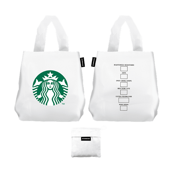 BOLSA REUTILIZABLE DE PLÁSTICO CON ESTUCHE PLEGABLE