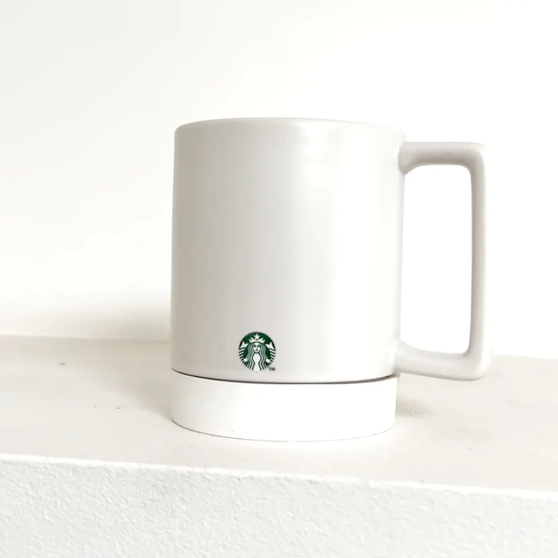 TAZA DE CERÁMICA BLANCA DE ESCRITORIO DE 12 OZ (≈355 ML) 1