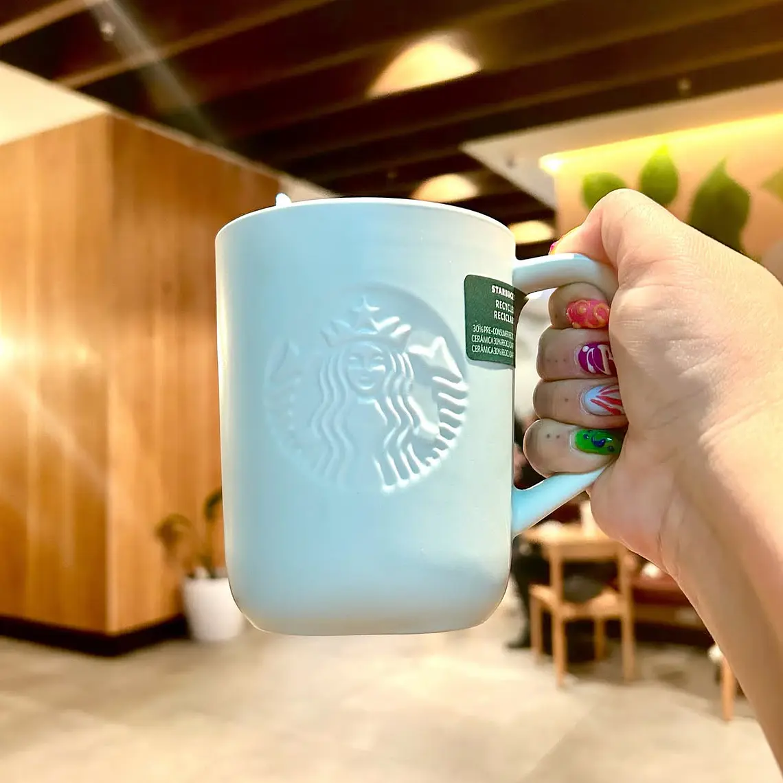 TAZA DE CERÁMICA RECICLADA DE 16 OZ (≈ 473 ML) 3