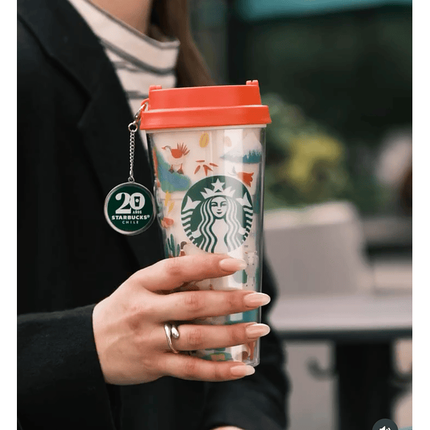 VASO TÉRMICO DE PLÁSTICO CHILE CON CHARM, DE 16 OZ (473 ML) 1