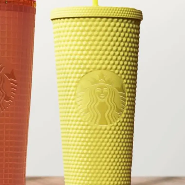 VASO PARA BEBIDAS FRÍAS DE PLÁSTICO BLING CON ACABADO SOFT TOUCH, DE 24 OZ (≈710 ML) 1