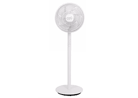 VENTILADOR PEDESTAL 14" 7 ASPAS OZU - COLOR BLANCO 