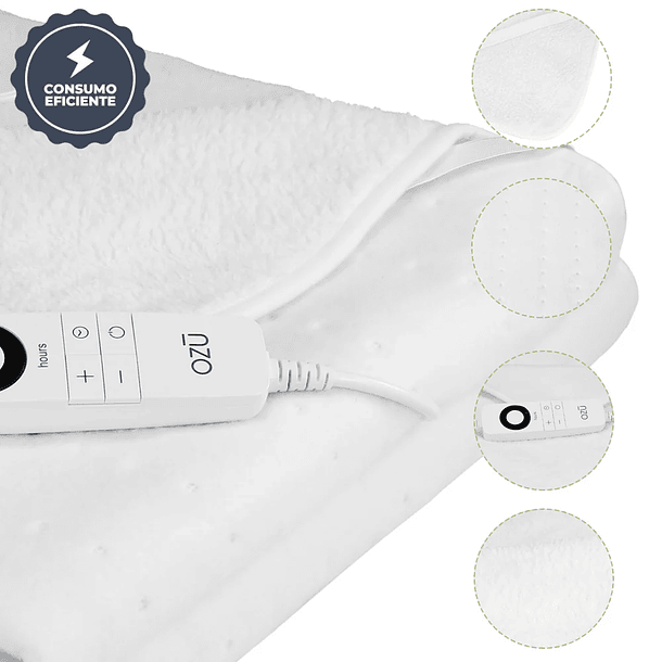 CALIENTACAMA 1 PLAZA POLAR OZU (150 X 80 CM) 5