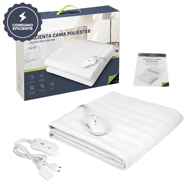 CALIENTACAMA 1 PLAZA POLIÉSTER OZU (150 X 80 CM) 1