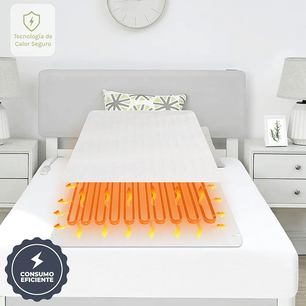 CALIENTACAMA 1 PLAZA POLIÉSTER OZU (150 X 80 CM) 8