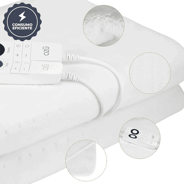 CALIENTACAMA 2 PLAZAS POLAR OZU (160 X 150 CM) 5