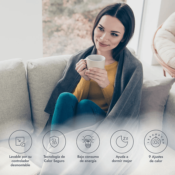 MANTA TÉRMICA POLAR OZU (160 X 120 CM) 5