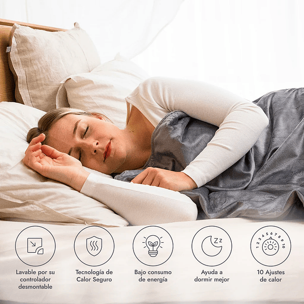 MANTA TÉRMICA CONTROL DIGITAL OZU (180 X 130 CM) 2