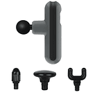 PISTOLA PARA MASAJES Y RECOVERY RECARGABLE OZU - COLOR GRIS 2