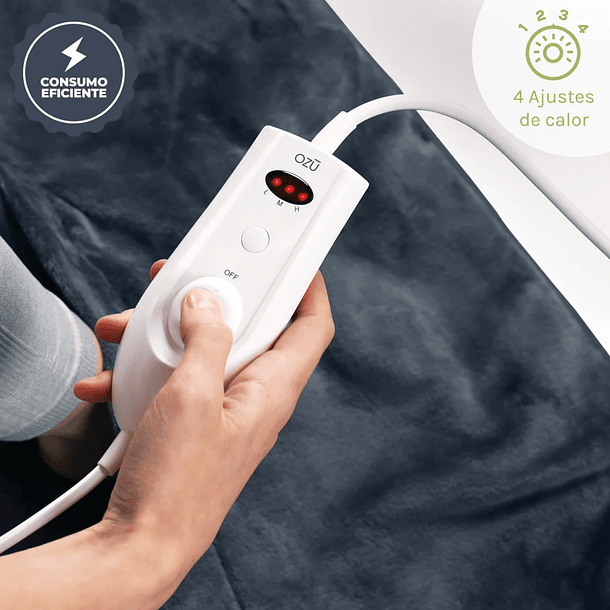 ALMOHADILLA TÉRMICA PARA PIES ELÉCTRICA OZU (85 X 49 CM) 4