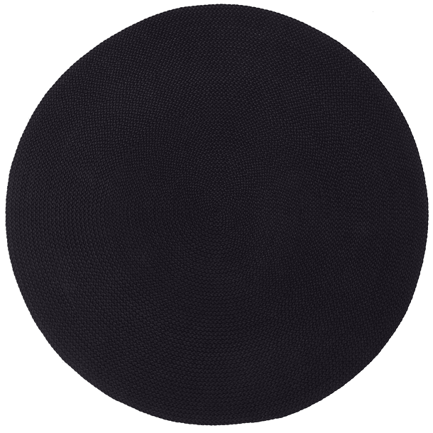 ALFOMBRA LAVABLE VIRGINIA BLACK DT3217 (1,50 x 1,50 m) 1