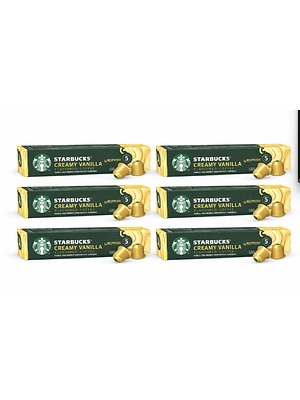 PACK 60 CÁPSULAS / 60 TAZAS STARBUCKS BY NESPRESSO CREAMY VAINILLA (VENCIMIENTO: 17/04/2026)