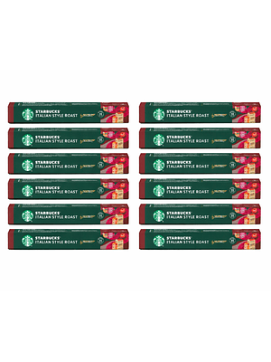 PACK 120 CÁPSULAS / 120 TAZAS STARBUCKS BY NESPRESSO ITALIAN ROAST (VENCIMIENTO: 07/03/2026)