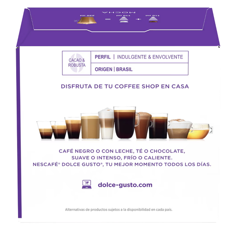 PACK 60 CÁPSULAS / 30 TAZAS DOLCE GUSTO MOCHA (VENCIMIENTO: 01/05/2026) 2
