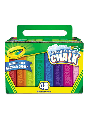 CRAYOLA - TIZAS LAVABLES (48 UNIDADES)
