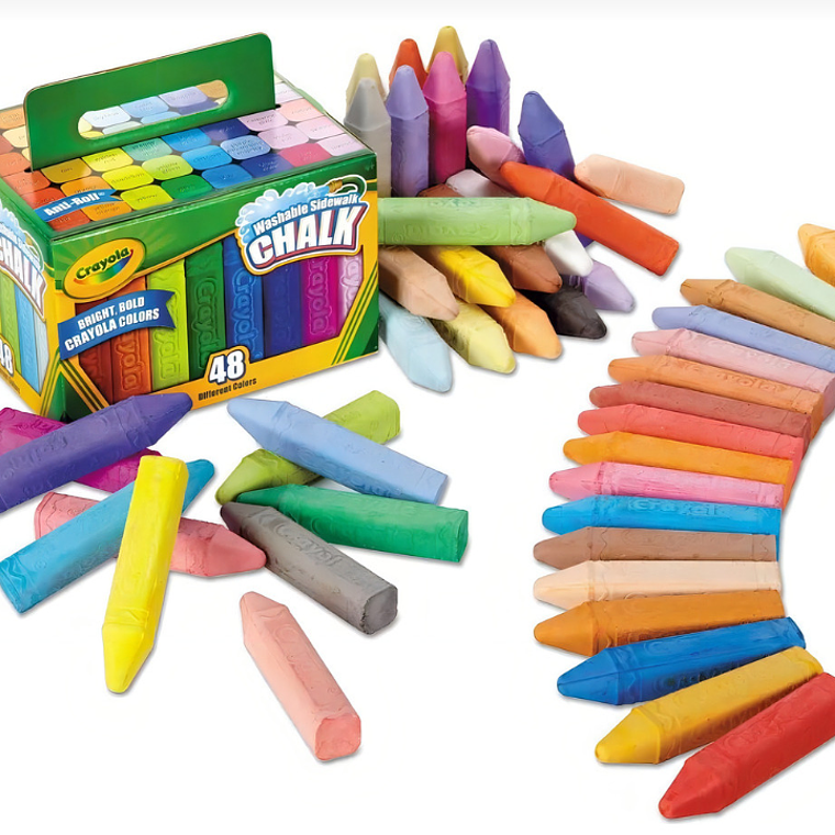 CRAYOLA - TIZAS LAVABLES (48 UNIDADES) 2