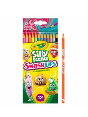 CRAYOLA - LAPICES SILLY SCENTS DE COLORES OLOR SMASHUPS (12 UNIDADES)