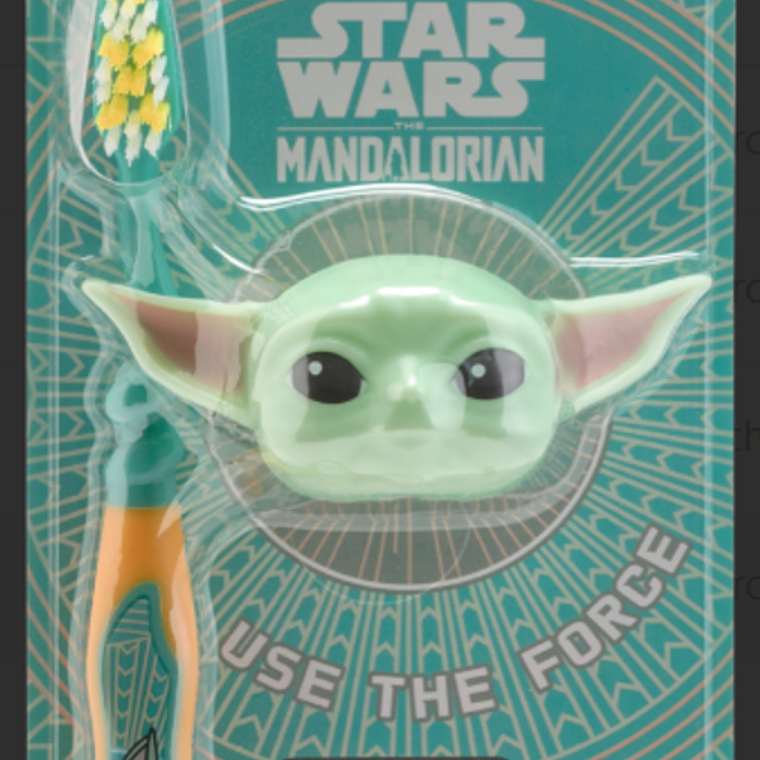 COOL&GOOD - CEPILLO INFANTIL MASCARA YODA STAR WARS (1 UNIDAD) 1