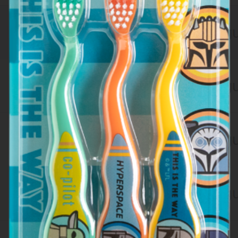 COOL&GOOD - CEPILLO INFANTIL STAR WARS (3 UNIDADES) 1