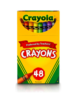 CRAYOLA - LAPICES DE CERA (48 UNIDADES)