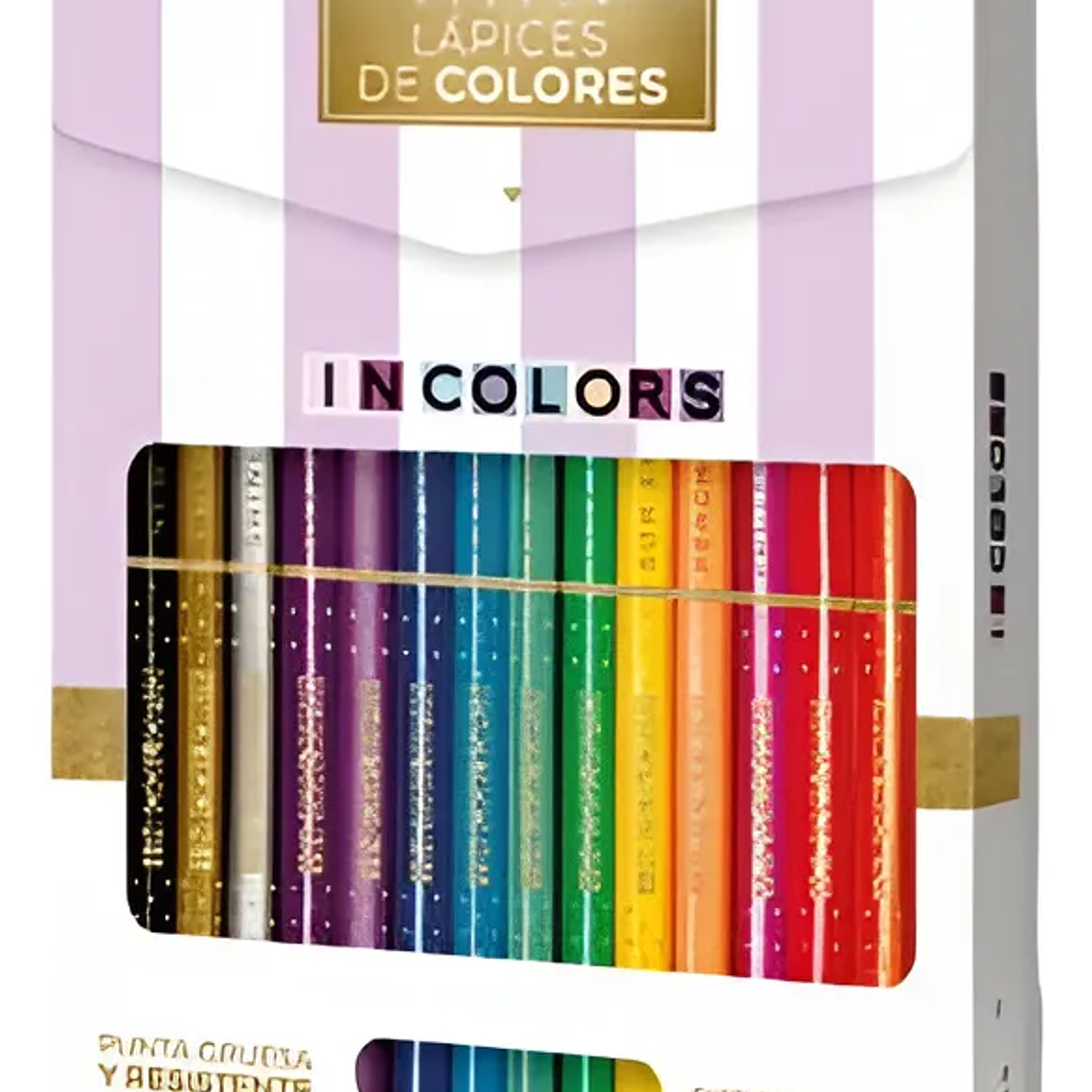 SCRIBE - LAPICES UNIPUNTA TRIANGULAR INCOLORS (15 UNIDADES) 1