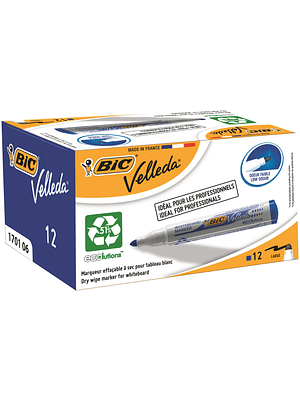 BIC - MARCADOR PIZARRA ECO AZUL (12 UNIDADES)