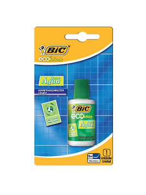 BIC - CORRECTOR BOTELLA ECO AQUA (1 UNIDAD)