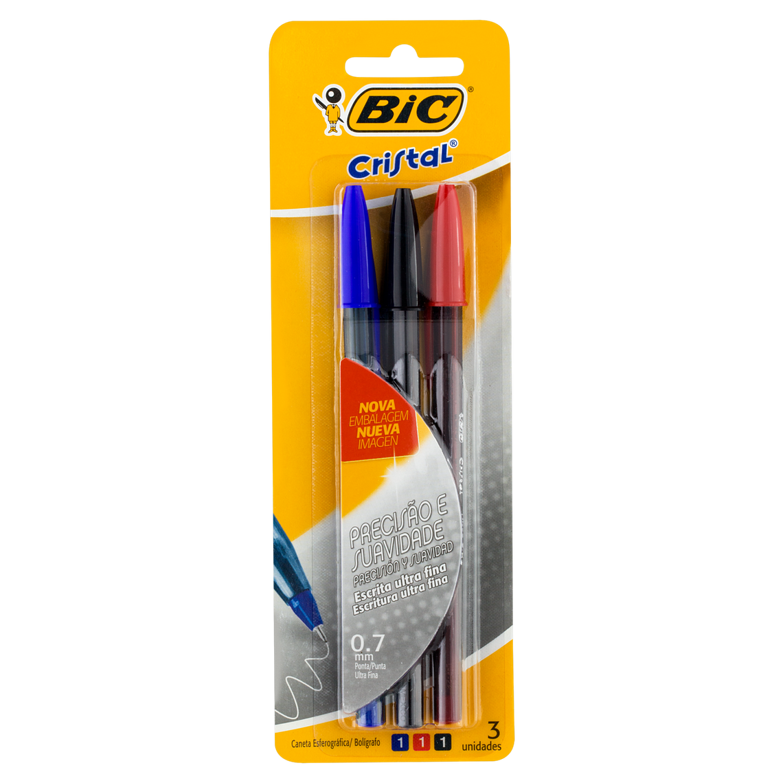 BIC - BOLIGRAFO ULTRAFINO 0.7 MM MIXTO  (3 UNIDADES)  1