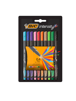 BIC - INTENSITY PUNTA FINA 0.4 MM (10 UNIDADES)