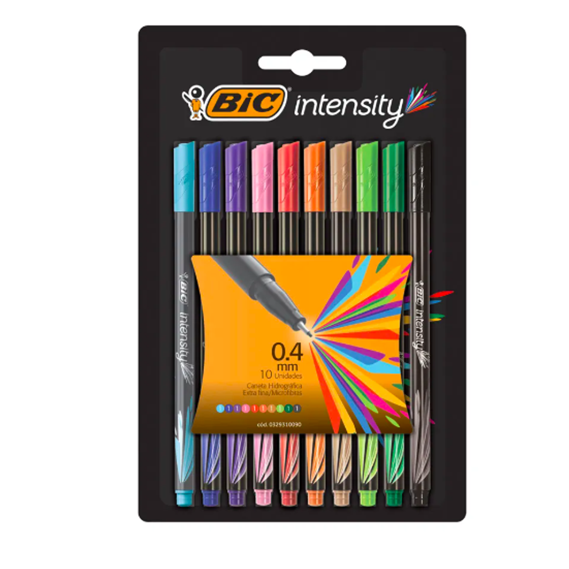 BIC - INTENSITY PUNTA FINA 0.4 MM (10 UNIDADES) 1