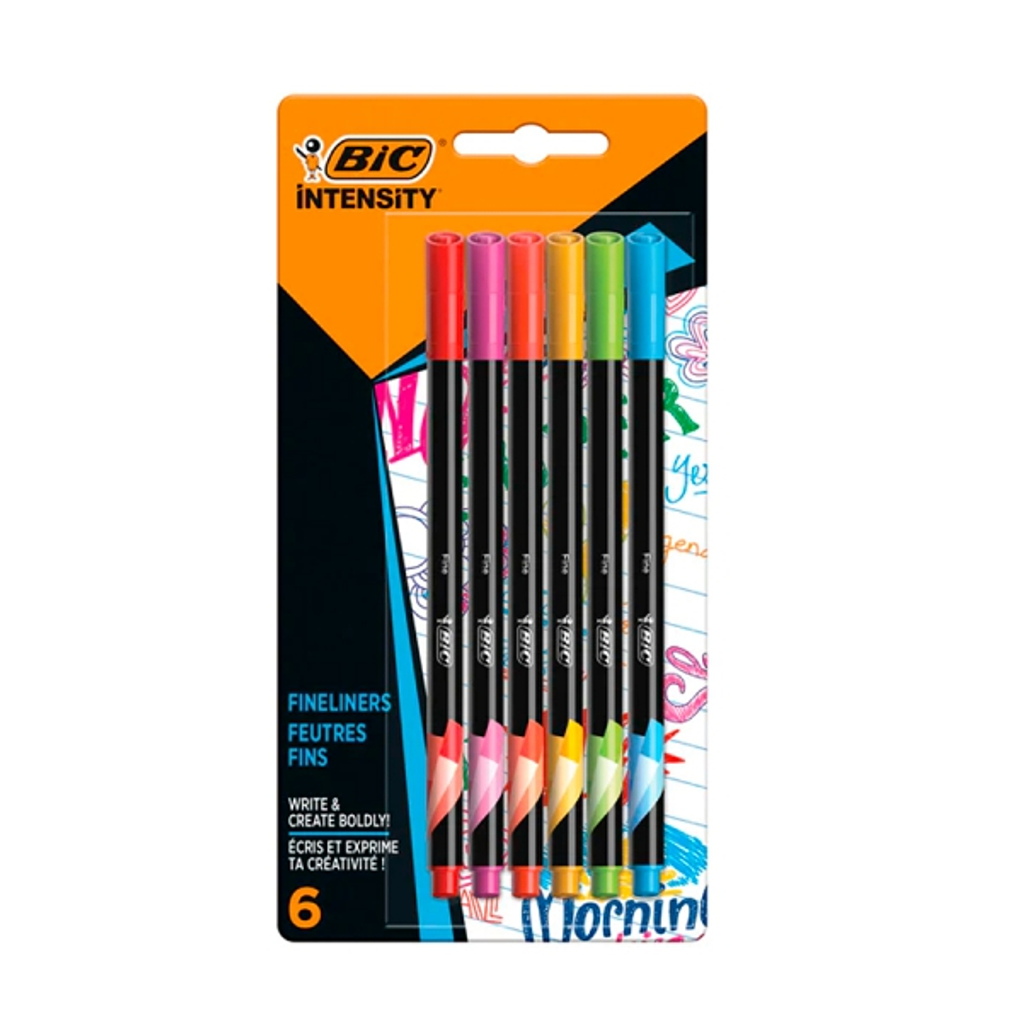 BIC - ROTULADOR INTENSITY 0.4 MM RAINBOW (6 UNIDADES) 1