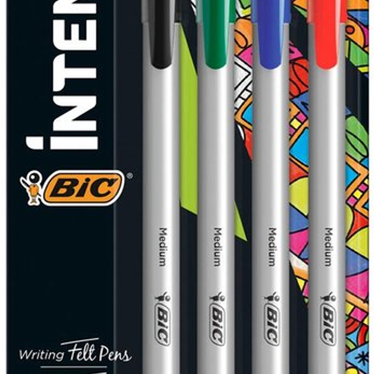 BIC - BOLIGRAFO INTENSITY 0.8 MM ROTULADOR SURITDO (4 UNIDADES) 1