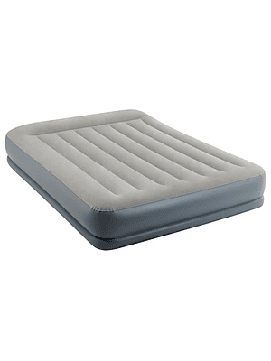 COLCHÓN INFLABLE ELÉCTRICO INTEX 2 PLAZAS 152X203X30 CM PILLOW REST MID-RISE