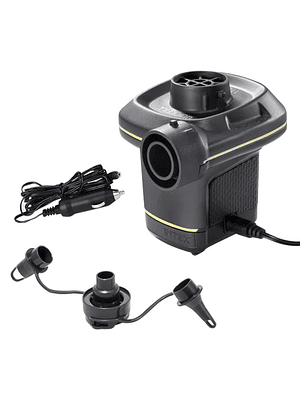 INFLADOR ELÉCTRICO INTEX CORRIENTE 220-240V + ADAPTADOR DE AUTO 12 V QUICK-FILL AC/DC