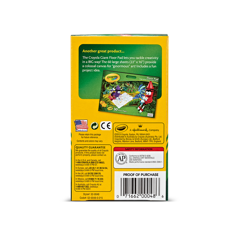 CRAYOLA - LAPICES DE CERA (48 UNIDADES) 2