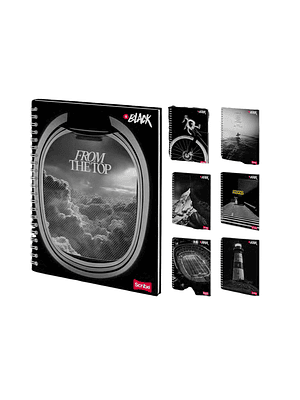 SCRIBE - PACK 4 CUADERNOS UNIVERSITARIOS GRANDE MASCULINO TAPA DURA 7 MM 150 HOJAS (DISEÑO ALEATORIO)