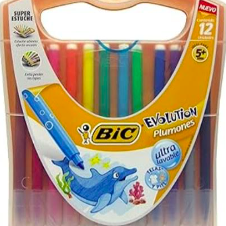 BIC - KID COULEUR MEDIUM (12 UNIDADES)  1