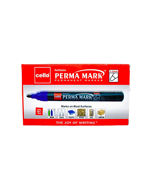 BIC - PLUMON PERMANENTE CELLO PUNTA REDONDA 1 - 3 MM ROJO (10 UNIDADES)