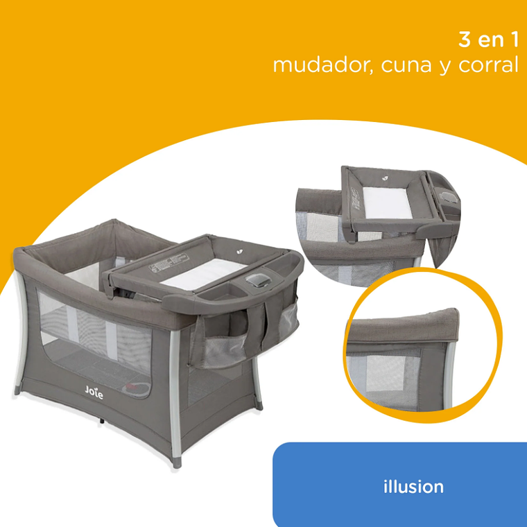 JOIE - CUNA PACK AND PLAY ILLUSION NICKLE  3