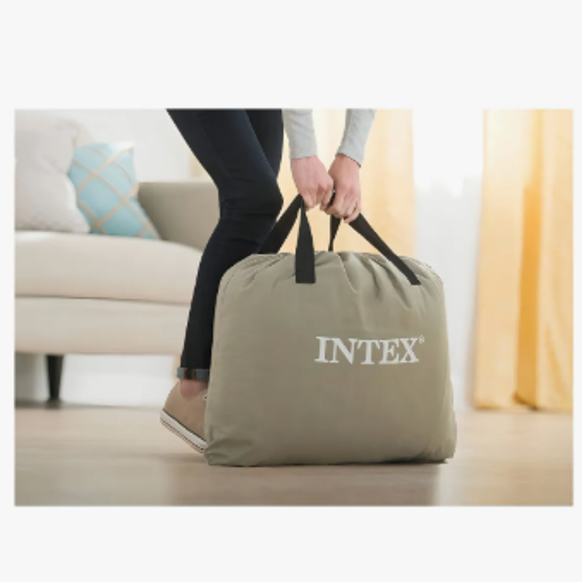 COLCHÓN INFLABLE ELÉCTRICO INTEX 1,5 PLAZAS 99X191X51 CM PRIME COMFORT ELEVATED 4