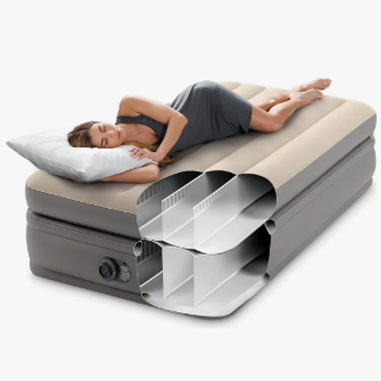 COLCHÓN INFLABLE ELÉCTRICO INTEX 1,5 PLAZAS 99X191X51 CM PRIME COMFORT ELEVATED 5