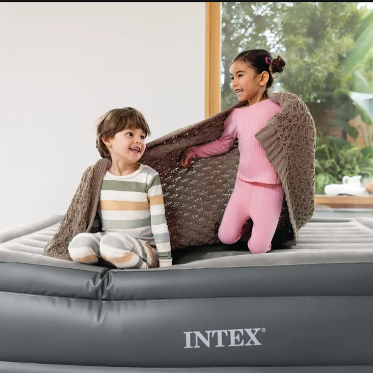 COLCHÓN INFLABLE ELÉCTRICO INTEX 2 PLAZAS 152X203X46 CM ESSENTIAL REST 6