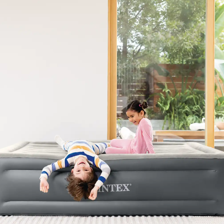 COLCHÓN INFLABLE ELÉCTRICO INTEX 2 PLAZAS 152X203X46 CM ESSENTIAL REST 7