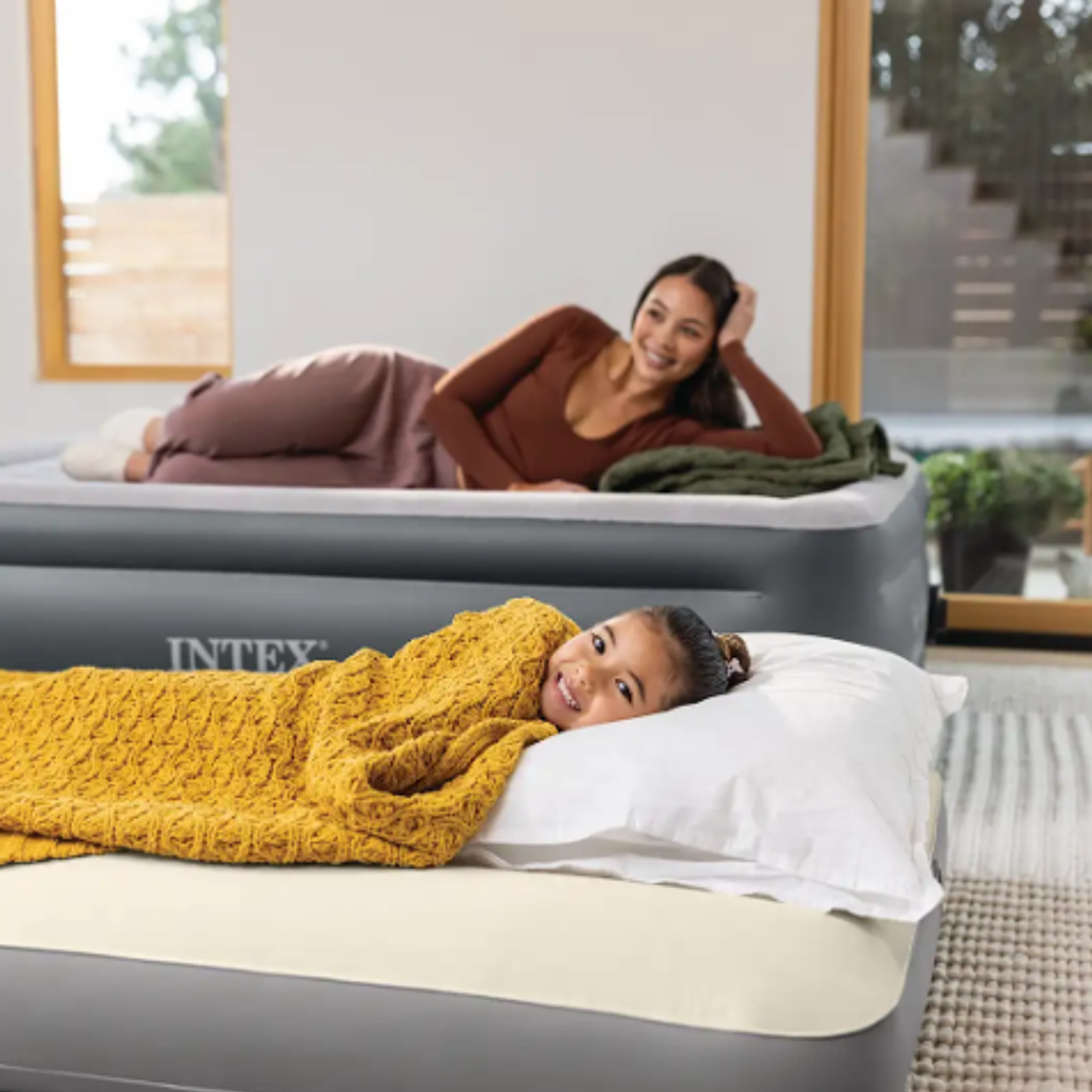 COLCHÓN INFLABLE ELÉCTRICO INTEX 2 PLAZAS 152X203X46 CM ESSENTIAL REST 9