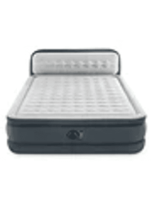 COLCHÓN INFLABLE ELÉCTRICO INTEX 2 PLAZAS 152X203X46 CM RESPALDO ULTRA PLUSH HEADBOARD