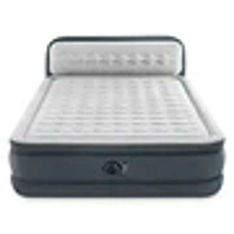 COLCHÓN INFLABLE ELÉCTRICO INTEX 2 PLAZAS 152X203X46 CM RESPALDO ULTRA PLUSH HEADBOARD 2