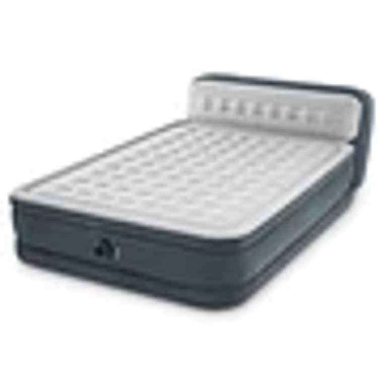 COLCHÓN INFLABLE ELÉCTRICO INTEX 2 PLAZAS 152X203X46 CM RESPALDO ULTRA PLUSH HEADBOARD 3