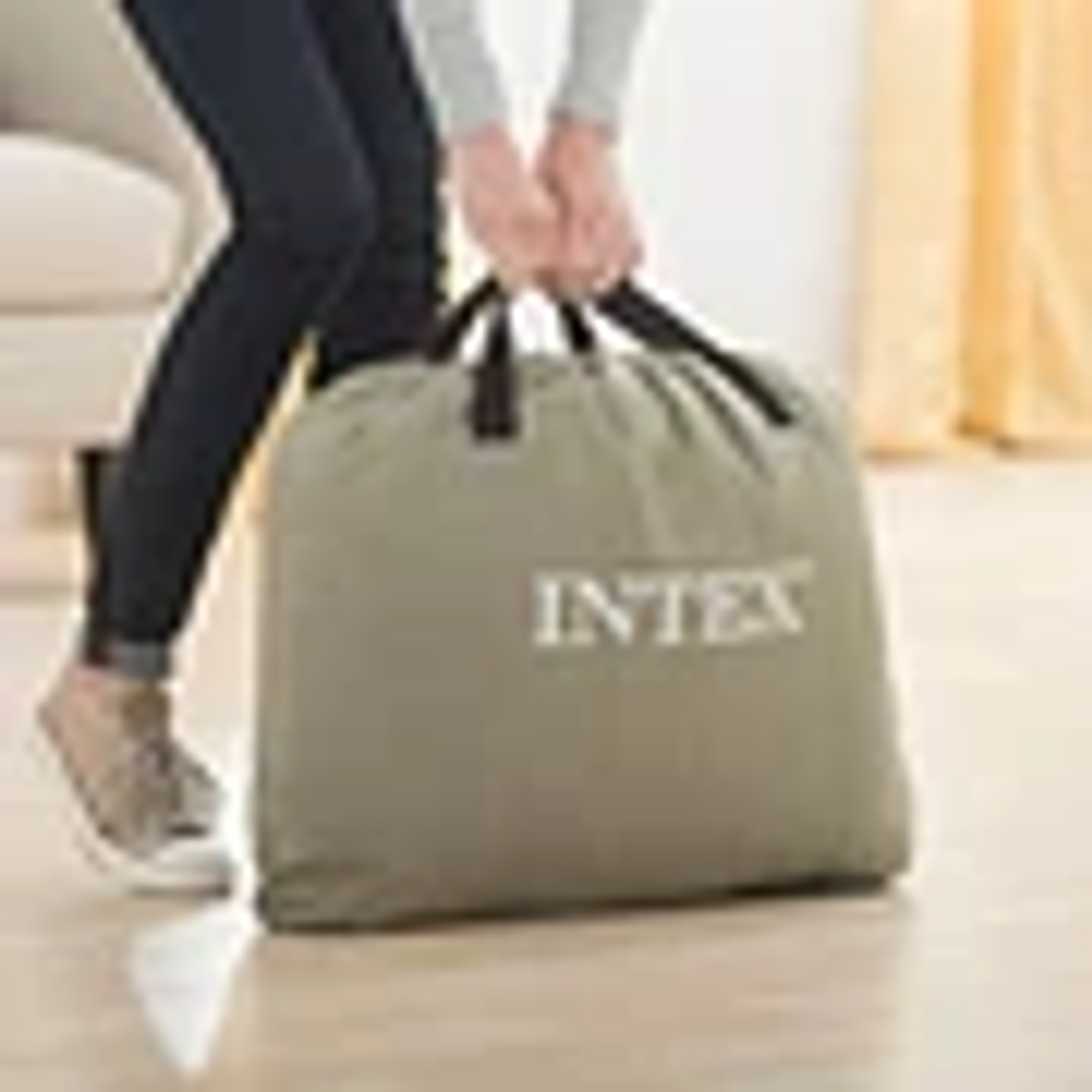 COLCHÓN INFLABLE ELÉCTRICO USB INTEX 2 PLAZAS 152X203X36 CM MID-RISE COMFORT 8